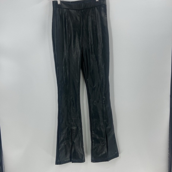 Wild Fable wide leg faux leather pants with slit - Picture 7 of 16